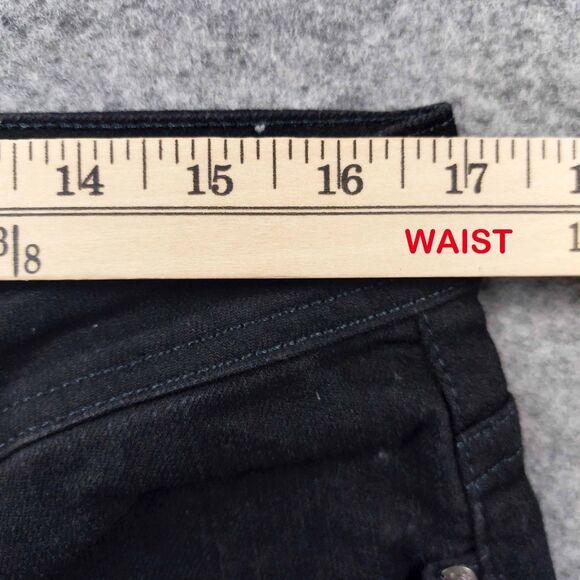 Wrangler Women’s Black Jeans Size 16P High Rise Bootcut Stretch Classic Fit - Picture 4 of 12